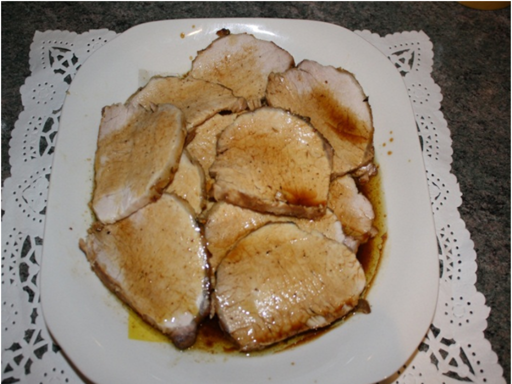 Lomo al horno. Presentación.