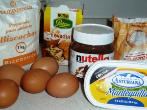 bizcocho nutella 1