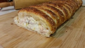 hojaldre relleno de salmón
