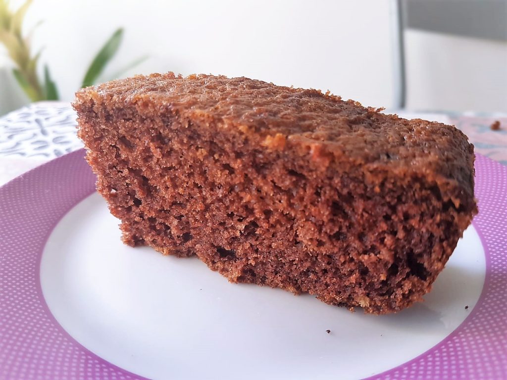 Bizcocho de chocolate y zanahoria
